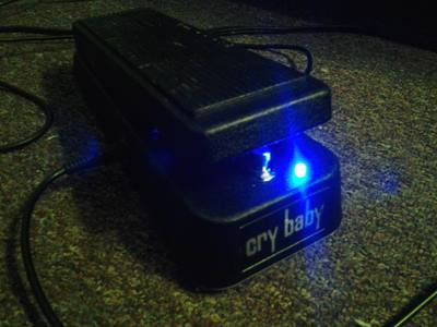 Crybaby GCB-95 True Bypass + LED Mod